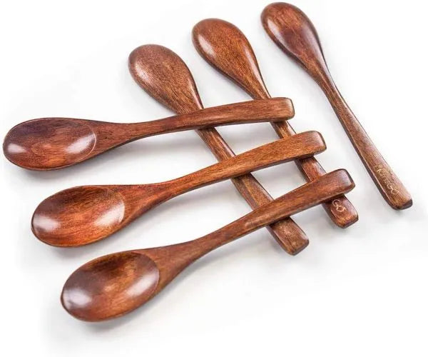 Natural Wooden Spoons (Set of 8)