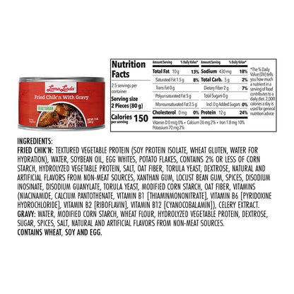 Loma Linda Fried Chik'n with Gravy – 13 oz.