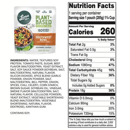 Loma Linda Southwest Chipotle Bowl – 10 oz.