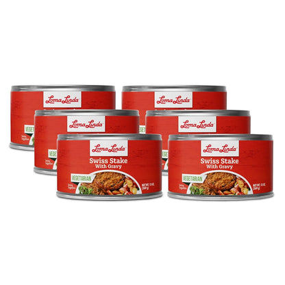 Loma Linda Swiss Stakes with Gravy – 13 oz.