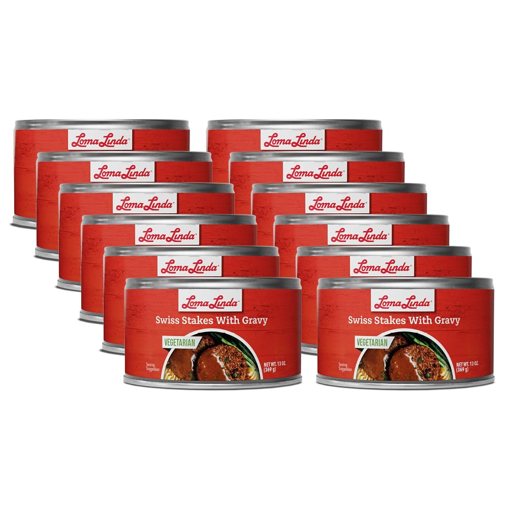 Loma Linda Swiss Stakes with Gravy – 13 oz.