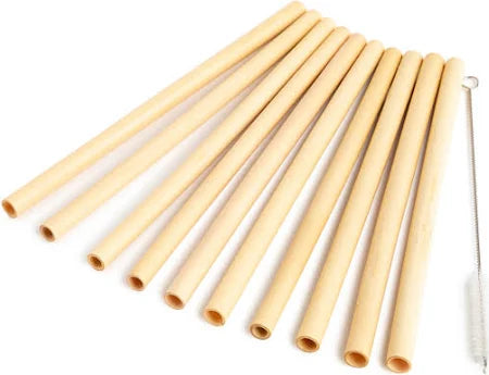 Bamboo Straws (Set of 8)