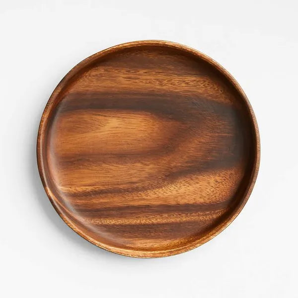 Natural Wooden Plates (Set of 4)